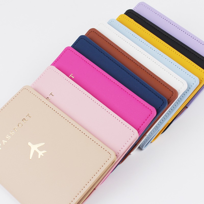 Travel Accessories Kmart - 1PCS PU Leather Plane Passport Cover