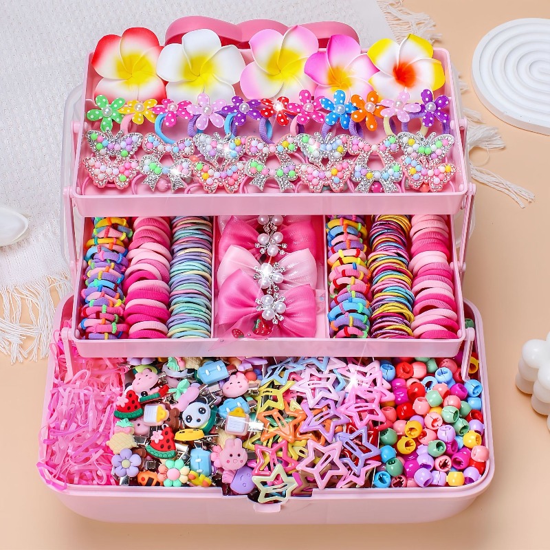 Travel Accessories Girls - 546Pcs Bow High Elastic Hair Accessories