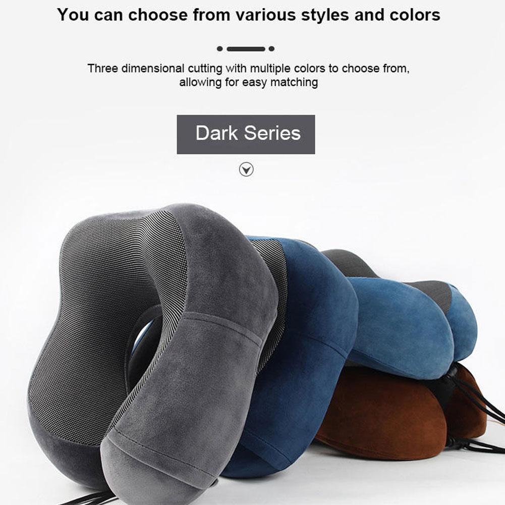 Travel Pillow Inflatable - U Shaped Slow Rebound Neck Pillow