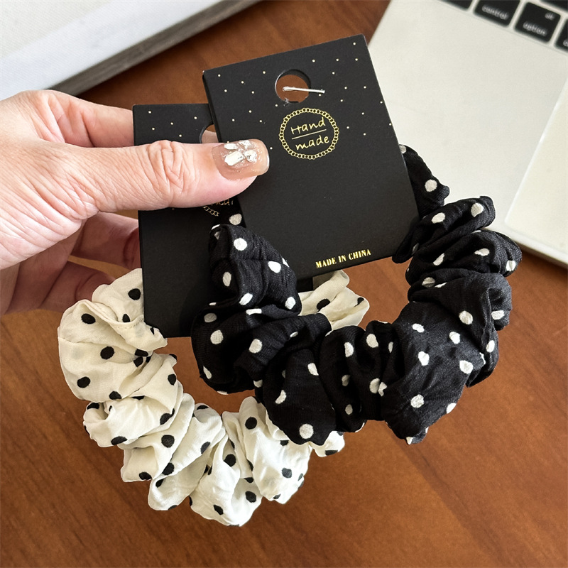 Travel Accessories Girls - 11cm/14cm Dot Cloth Scrunchies Women Girls