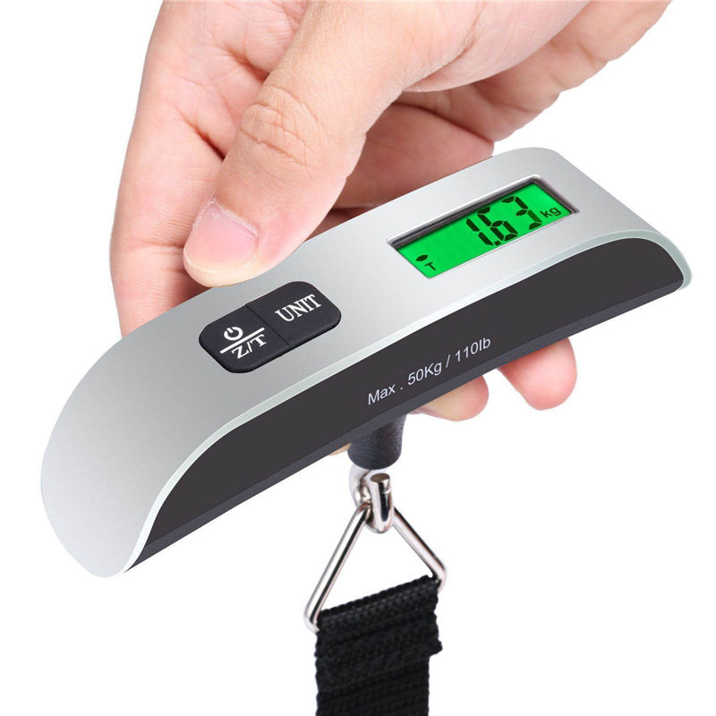 Luggage Scale Hanging - Portable Scale Digital LCD Display 110lb/50kg