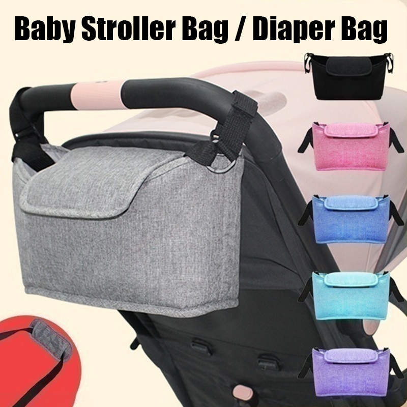 Travel Accessories With Baby - Baby Stroller Hanging Bags Mommy Diaper