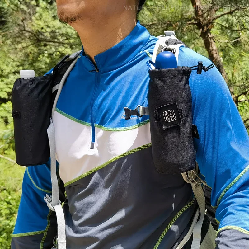 Hydration Pack Backpack - 2PCS Water Bottle Storage Bag Lightweight