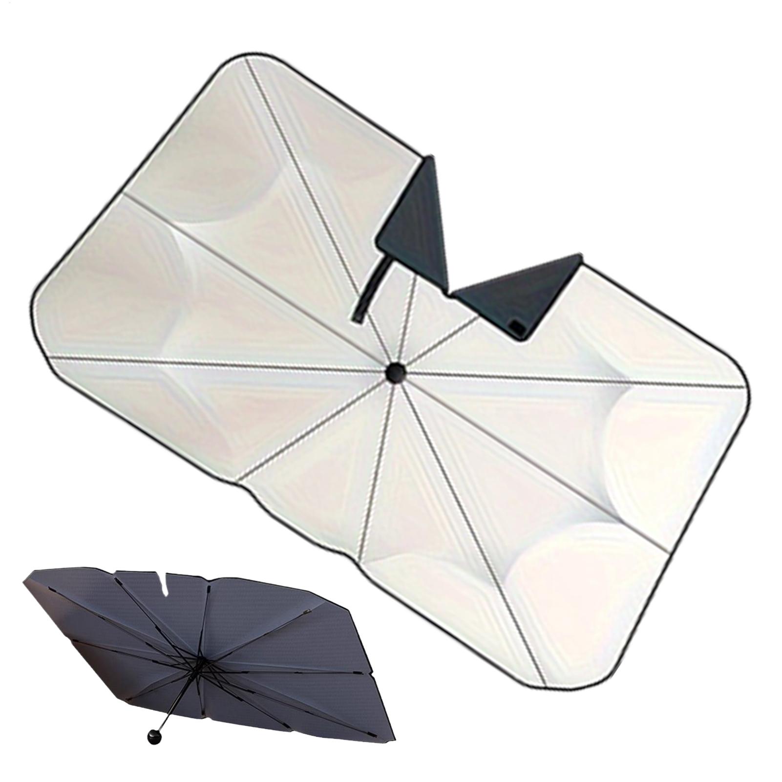 Travel Umbrella Compact - Portable Car Sun Shade Umbrella for