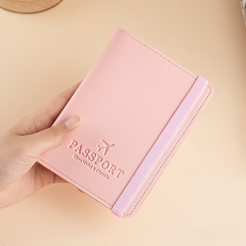 Travel Accessories Rfid - PU Leather Passport Cover, Multi Functional
