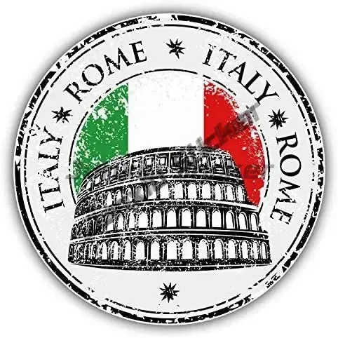 Travel Accessories Italy - Rome City Italy Flag Grunge Travel