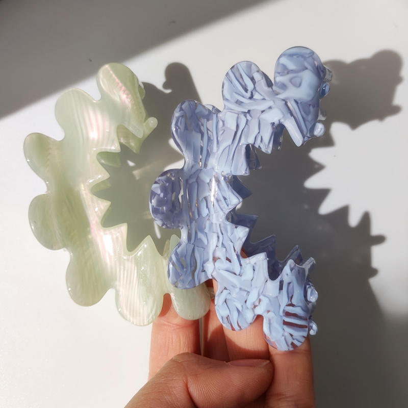 Travel Accessories Girls - HANGZHI Hoa Rỗng Hình Học Acetate