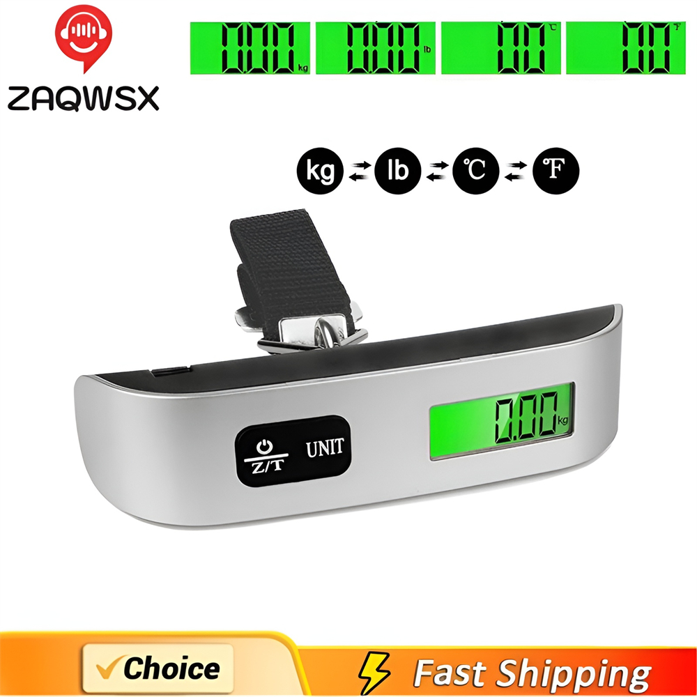 Luggage Scale Hanging - Portable Scale Digital LCD Display 110lb/50kg