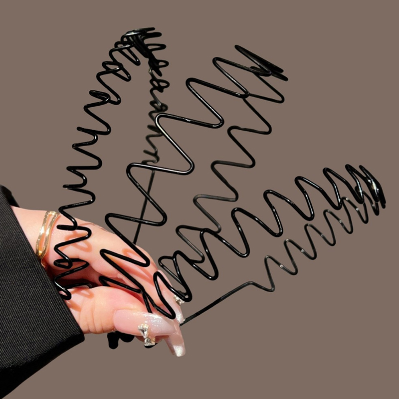 Travel Accessories Gifts For Women - Invisible Metal Wavy Hair Hoop Men