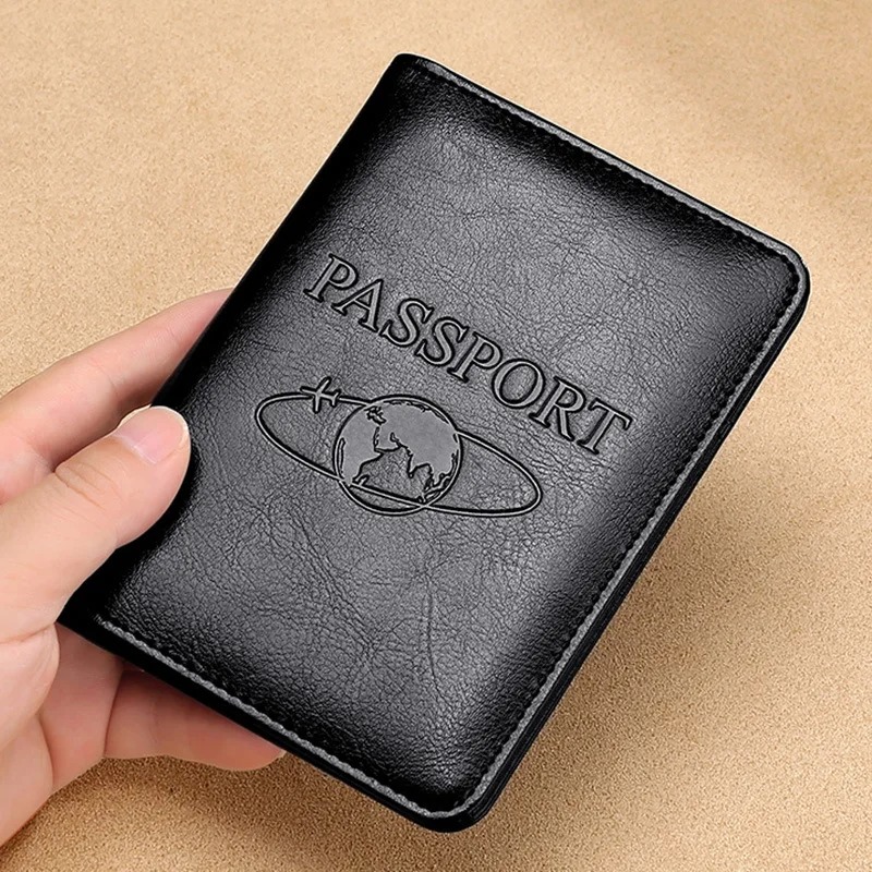 Unisex Genuine Leather Passpor - đánh giá và giá Travel Accessories Rfid