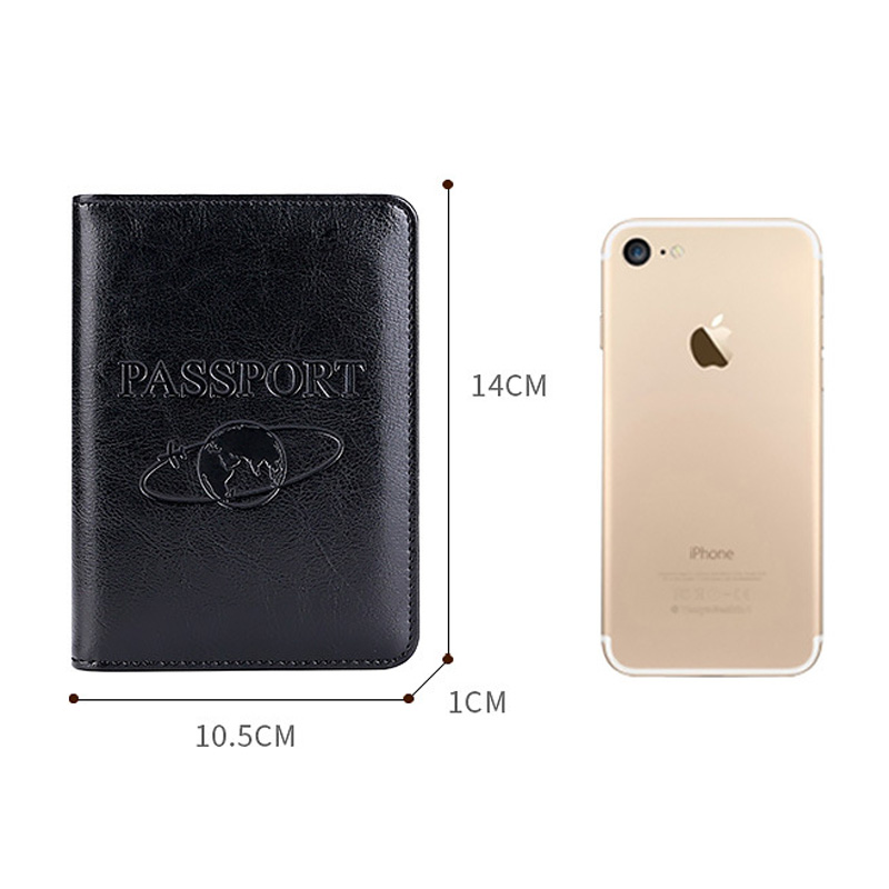 Unisex Genuine Leather Passpor - đánh giá và giá Travel Accessories Rfid