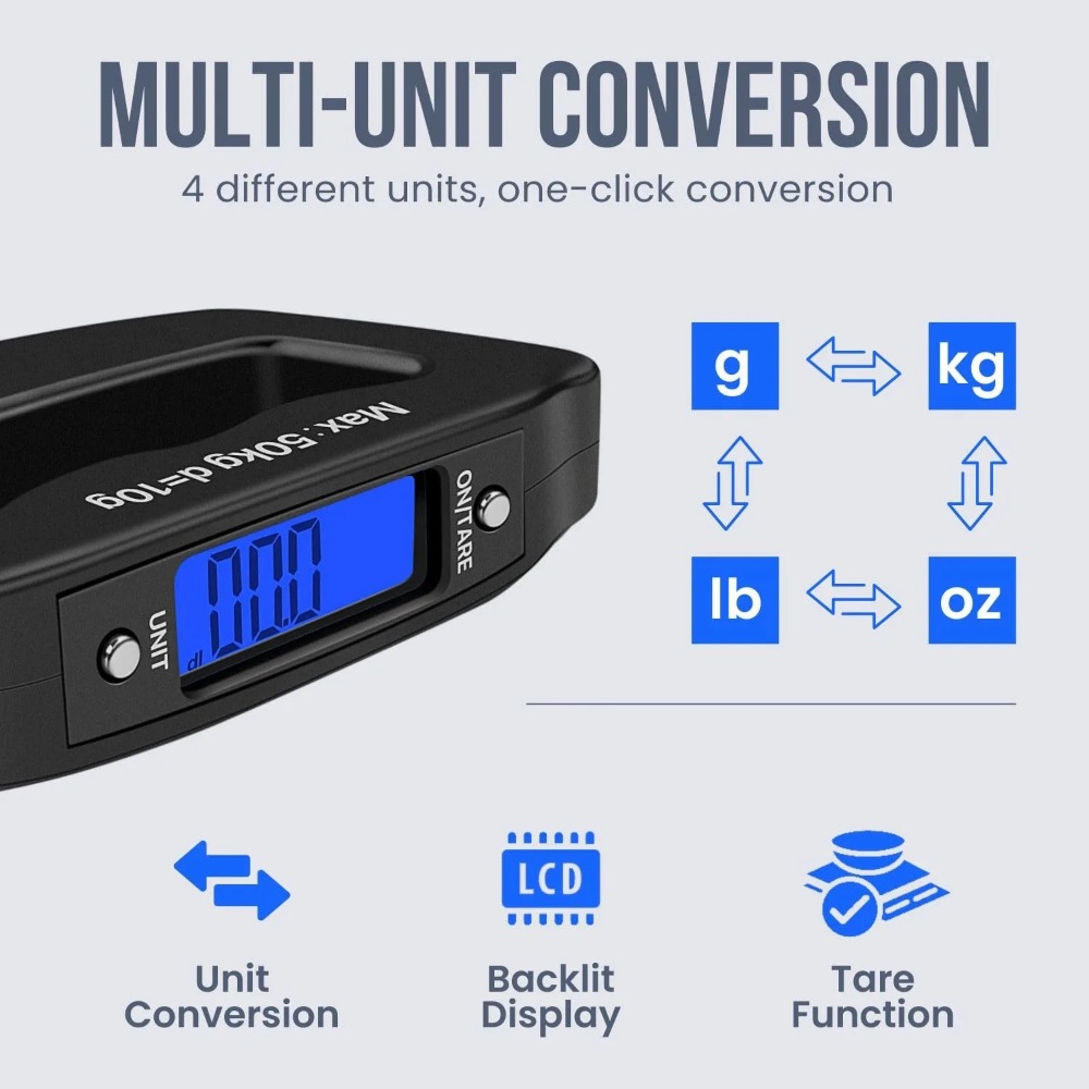 50Kg 10g Luggage Weight Scale, - đánh giá và giá Luggage Scale Hanging
