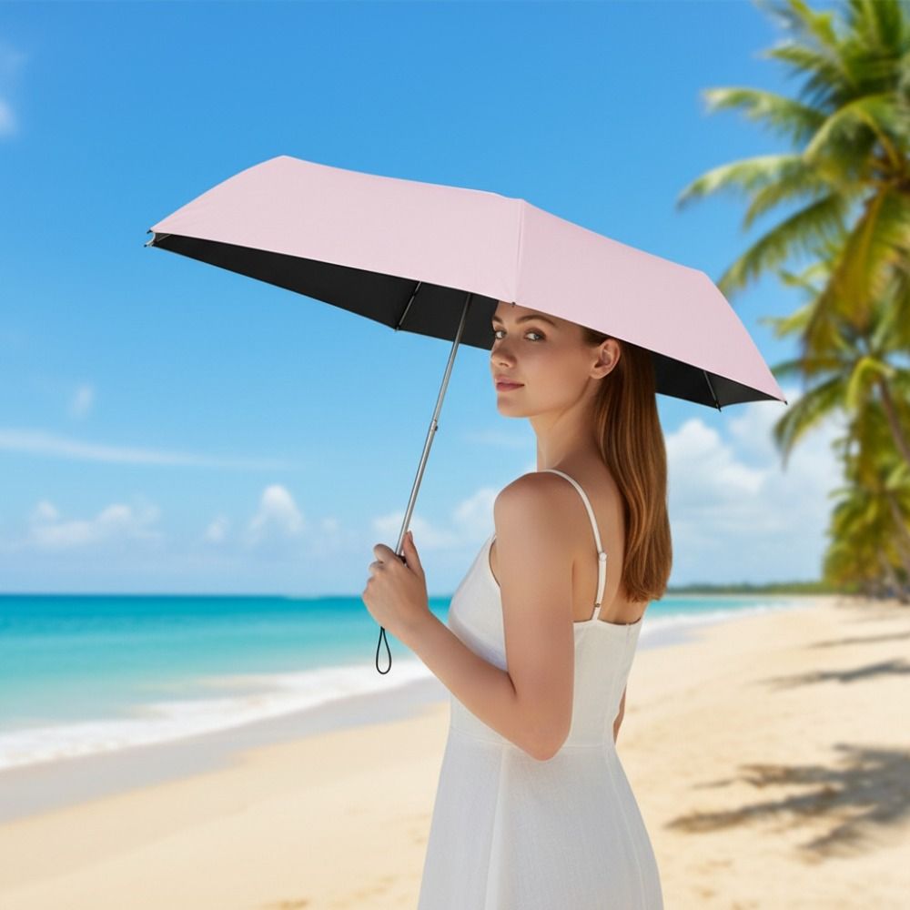 Folding Ultra-Light Sun Umbrel - đánh giá và giá Travel Umbrella Compact