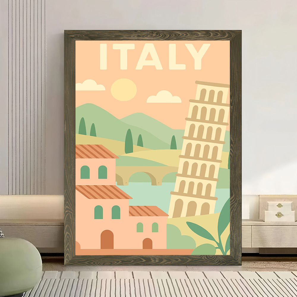 Italy Travel Canvas Wall Arts  - đánh giá và giá Travel Accessories Italy
