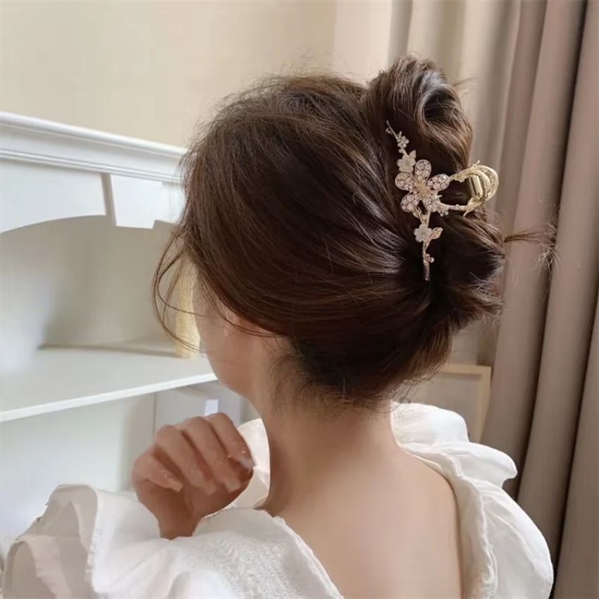 1 Pcs Metal Hair Claw Pearl Ha - đánh giá và giá Travel Accessories Girls