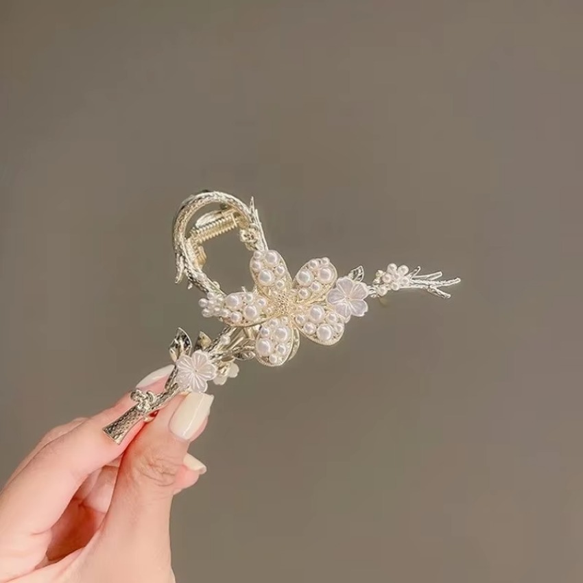 1 Pcs Metal Hair Claw Pearl Ha - đánh giá và giá Travel Accessories Girls