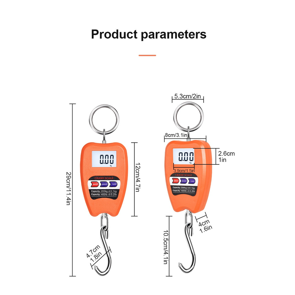 200kg Portable Electronic Hang - đánh giá và giá Luggage Scale Hanging