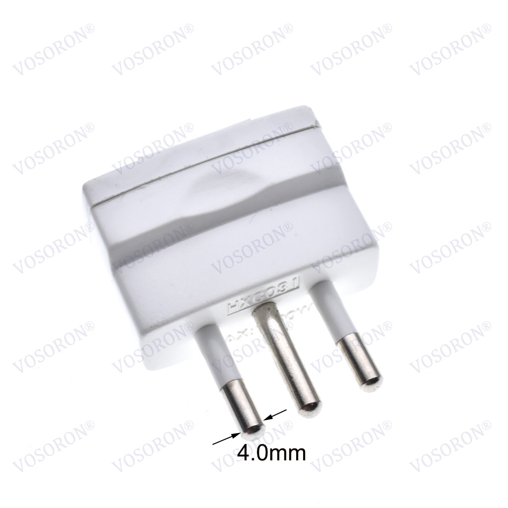 Châu Âu 2 Pin EU 4.0mm đến Ý m - đánh giá và giá Travel Accessories Italy