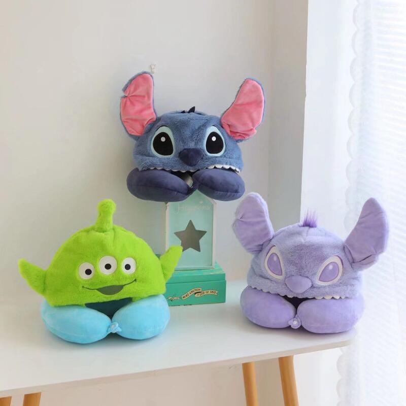 Diseny Cute Stitch Alien U-Sha - đánh giá và giá Travel Pillow Inflatable