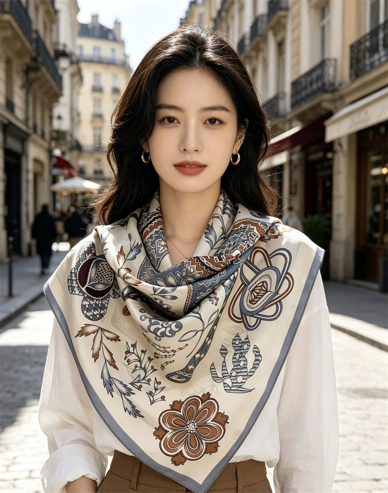 Horse Print Women 90CM Bandana - đánh giá và giá Travel Accessories Gifts For Women