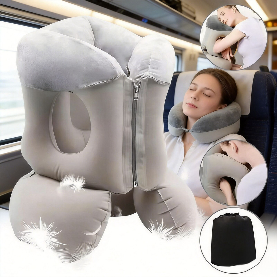 Upgraded Inflatable Air Cushio - đánh giá và giá Travel Pillow Inflatable