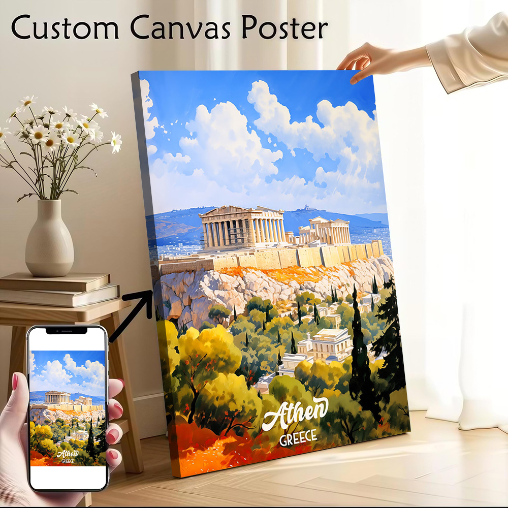 Athens Greece Travel Canvas Po - đánh giá và giá Travel Accessories Greece