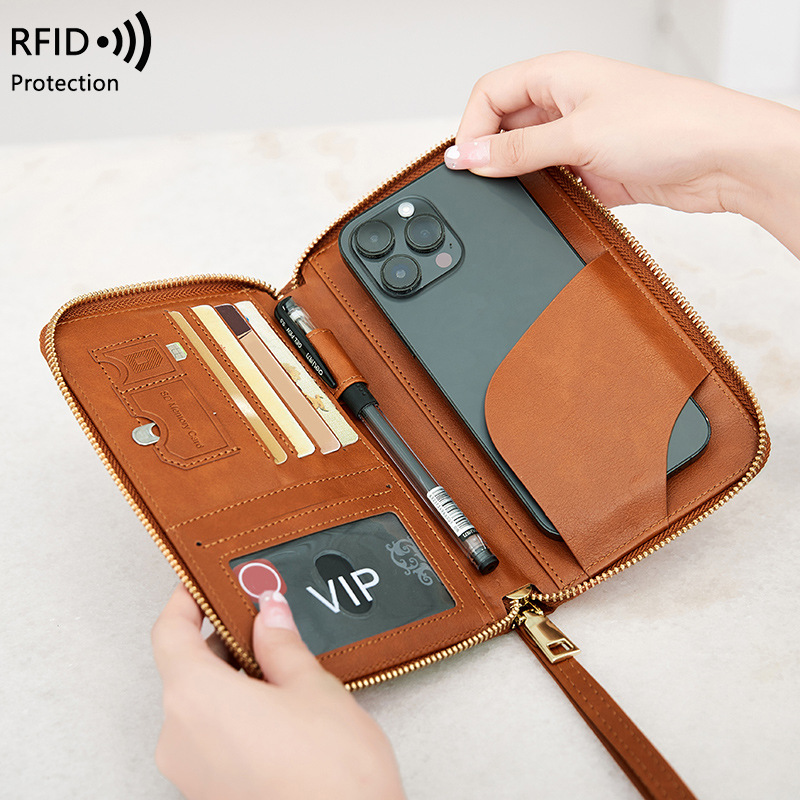 New Leather Passport Cover RFI - đánh giá và giá Travel Accessories Rfid