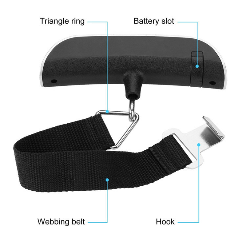 Portable Scale Digital LCD Dis - đánh giá và giá Luggage Scale Hanging