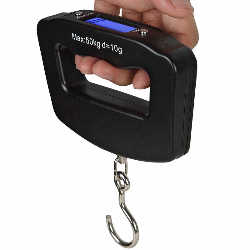 50kg Digital Fishing Scale Han - đánh giá và giá Luggage Scale Hanging