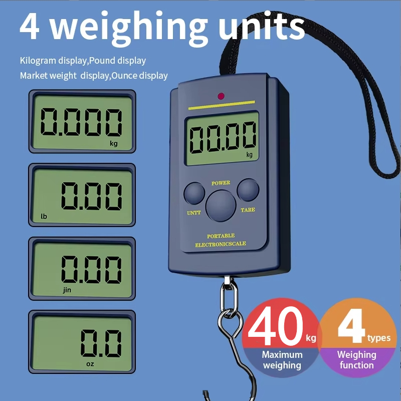 1PC Multifunctional Mini 40kg/ - đánh giá và giá Luggage Scale Hanging