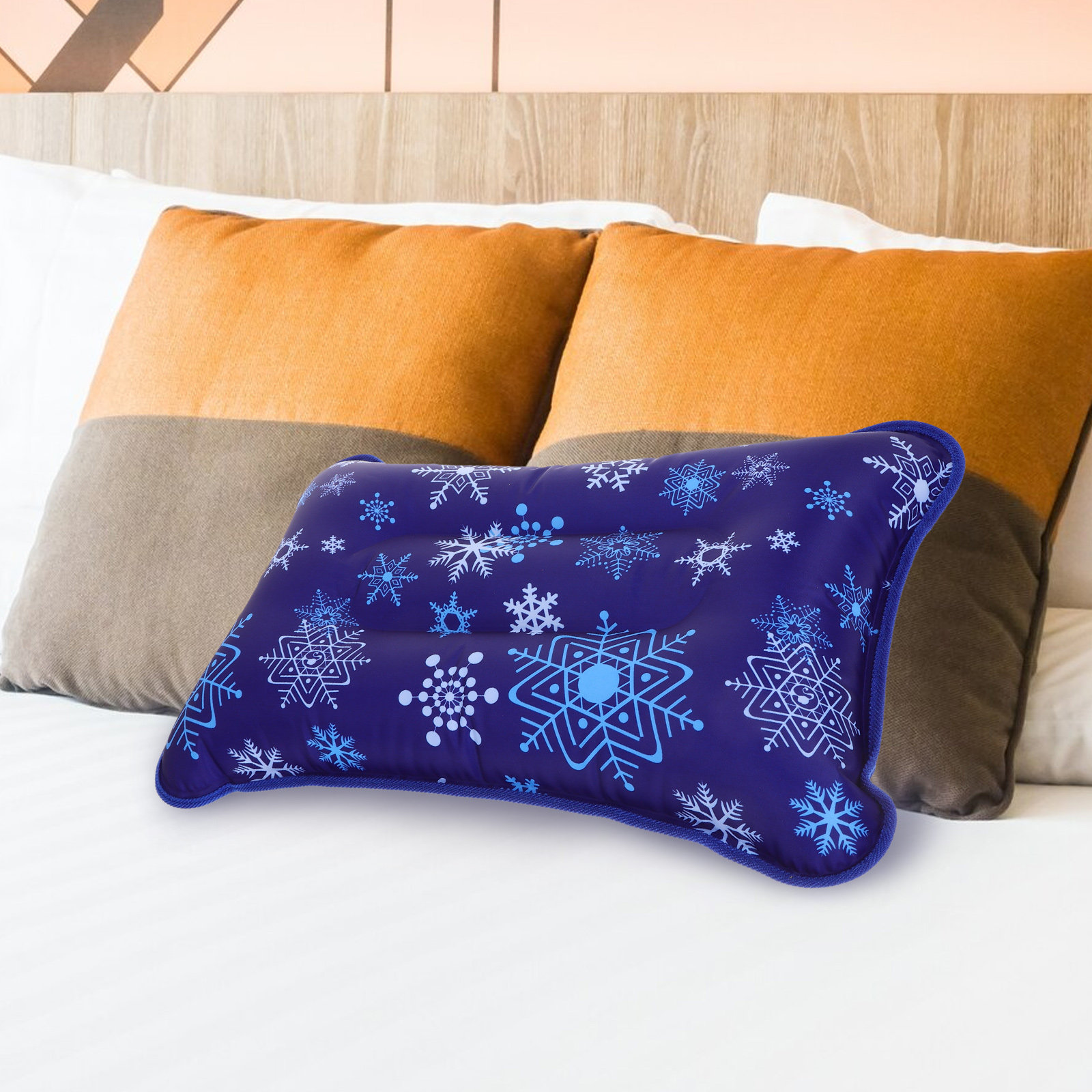 Inflatable Ice Cooling Pillow  - đánh giá và giá Travel Pillow Inflatable
