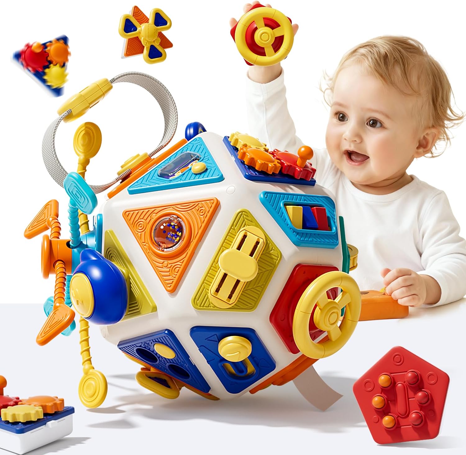 Baby Busy Board Activity Cube  - đánh giá và giá Travel Accessories With Baby