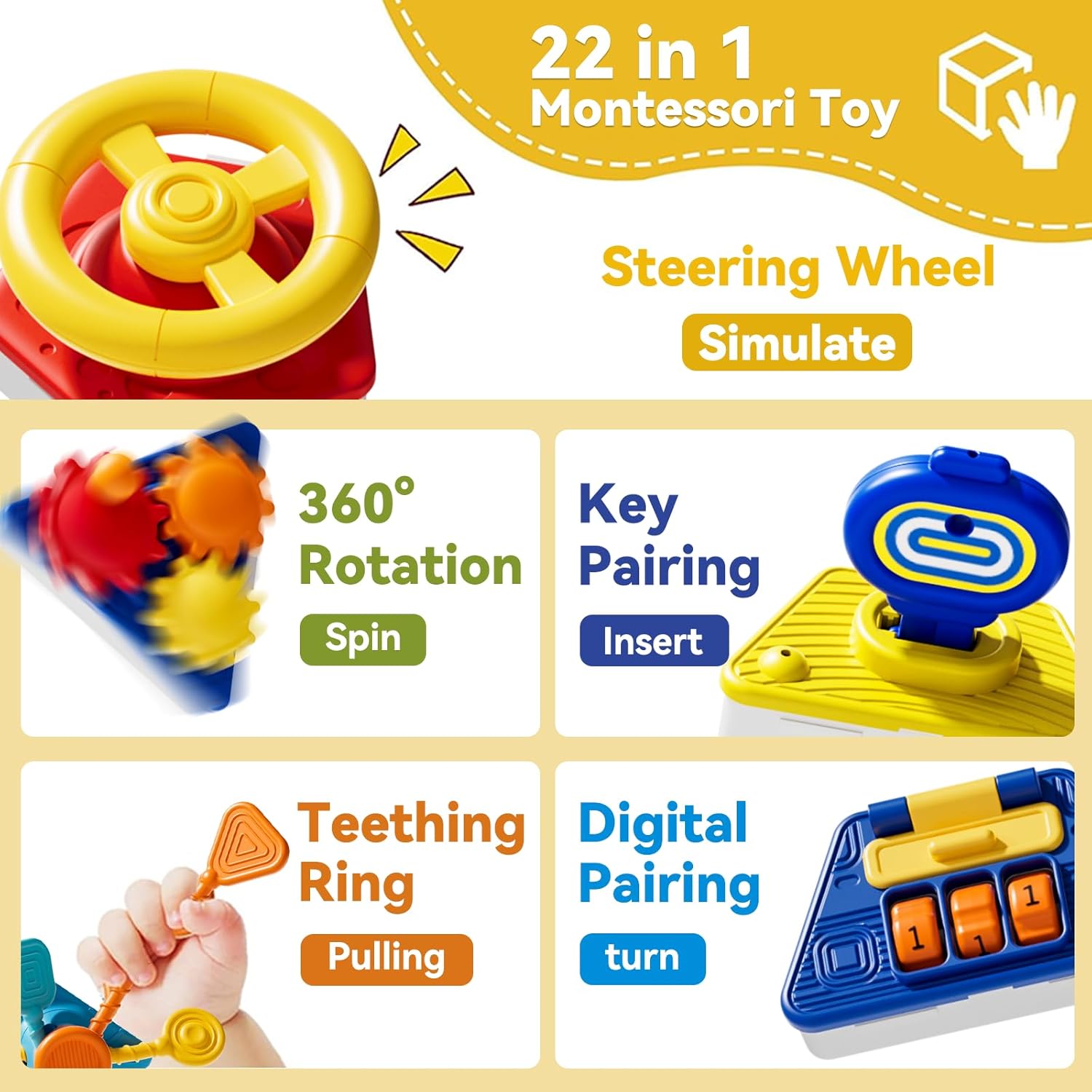 Baby Busy Board Activity Cube  - đánh giá và giá Travel Accessories With Baby
