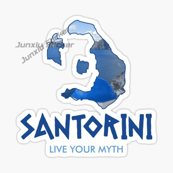 SANTORINI GREECE Car Stickers  - đánh giá và giá Travel Accessories Greece