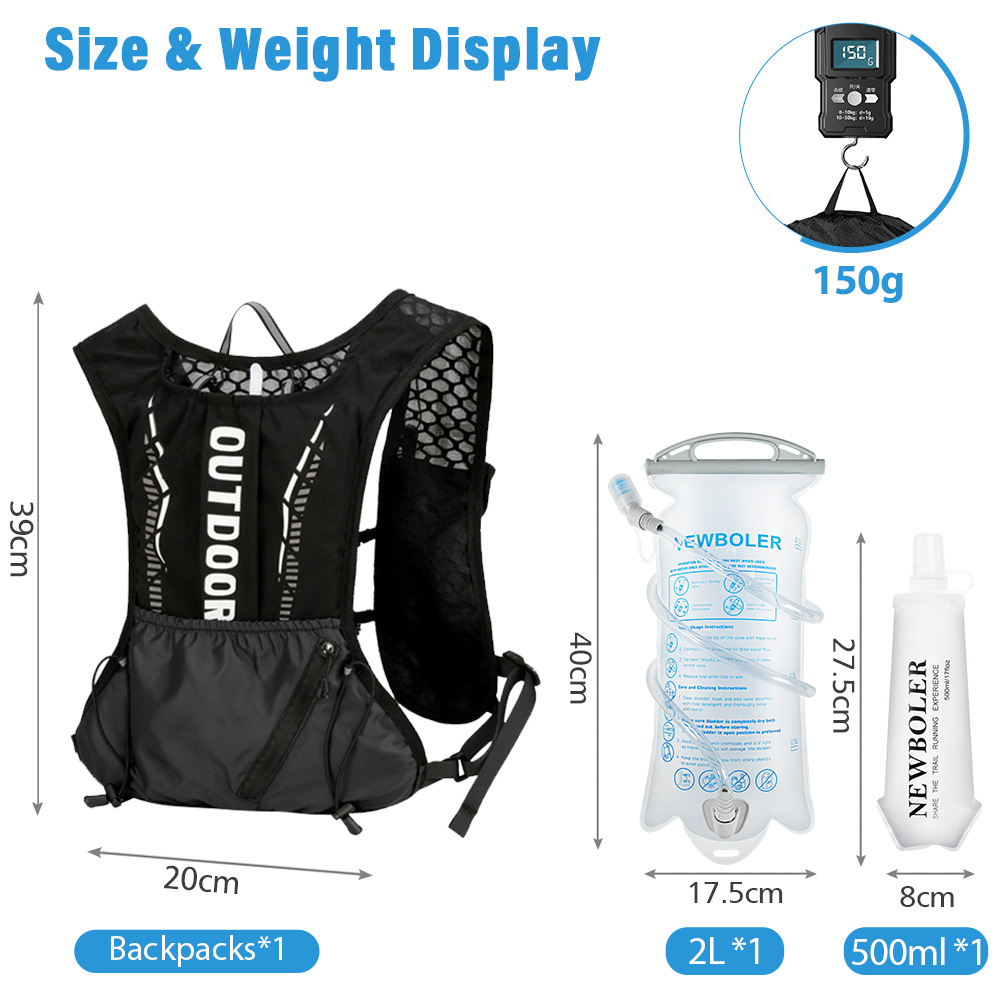 NEWBOLER Outdoor Sports Runnin - đánh giá và giá Hydration Pack Backpack