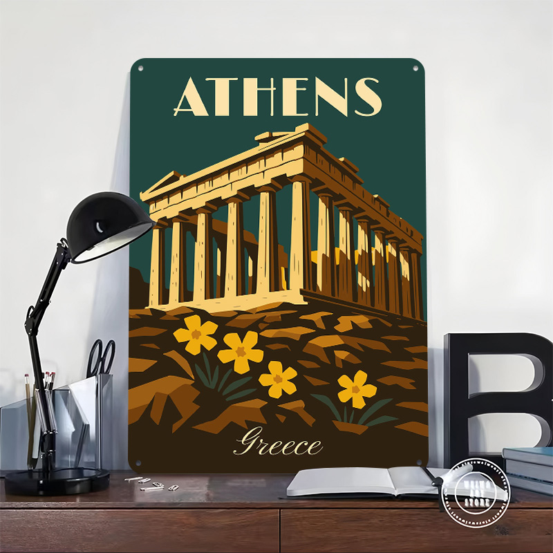 Athens Greece Retro Travel Met - đánh giá và giá Travel Accessories Greece