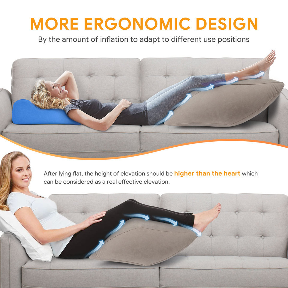 New Inflatable Leg Rest Cushio - đánh giá và giá Travel Pillow Inflatable