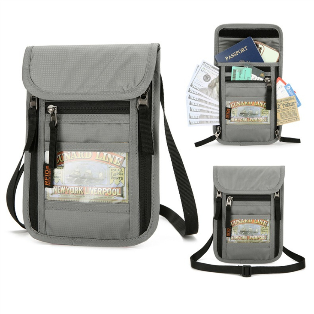 Travel Passport Pouch Neck Str - đánh giá và giá Travel Accessories Rfid