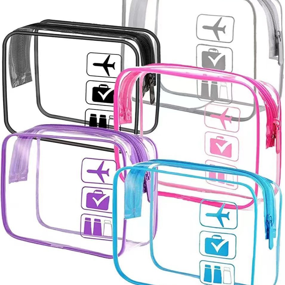 Clear Zippered Makeup Organize - đánh giá và giá Toiletry Bag Tsa