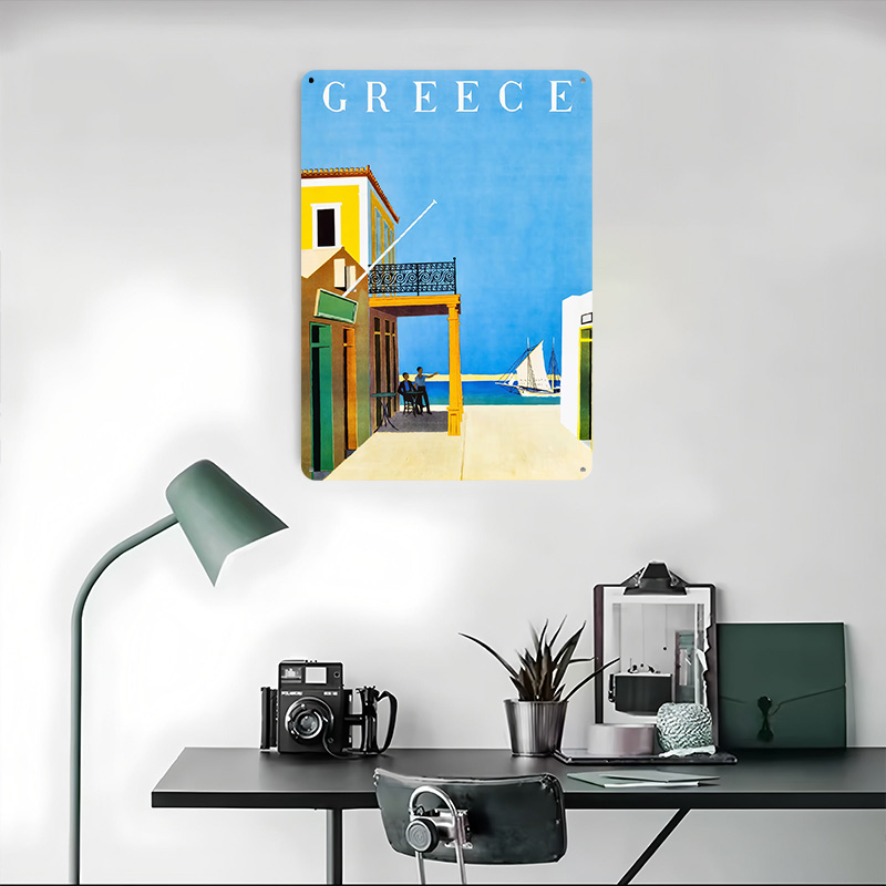 Greece Travel Metal Poster Cus - đánh giá và giá Travel Accessories Greece