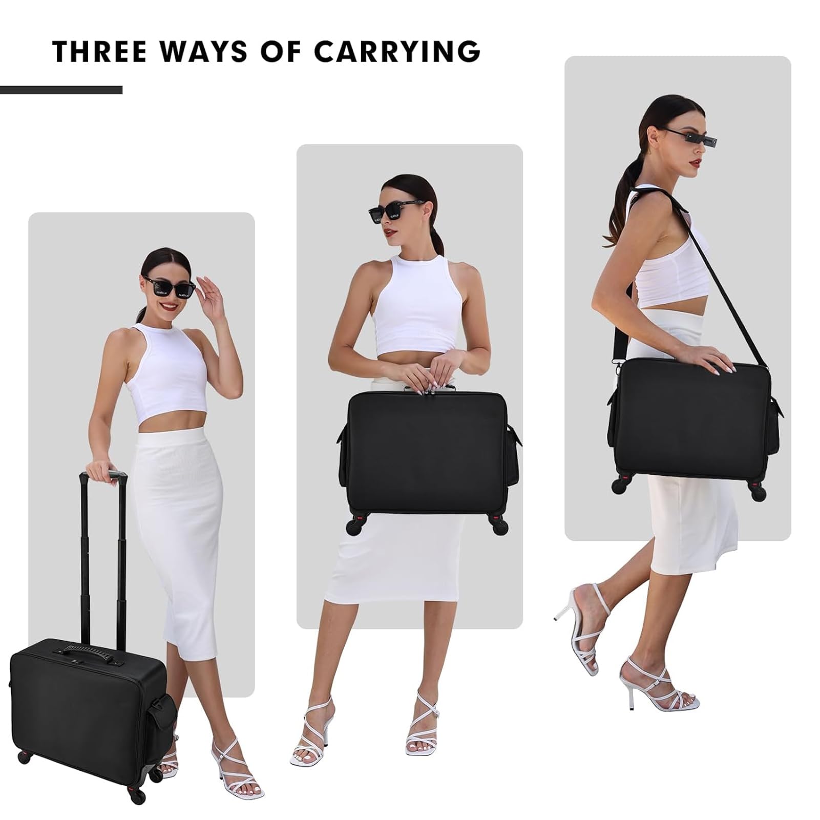 Salon Rolling Makeup Case Trai - đánh giá và giá Travel Accessories In Train