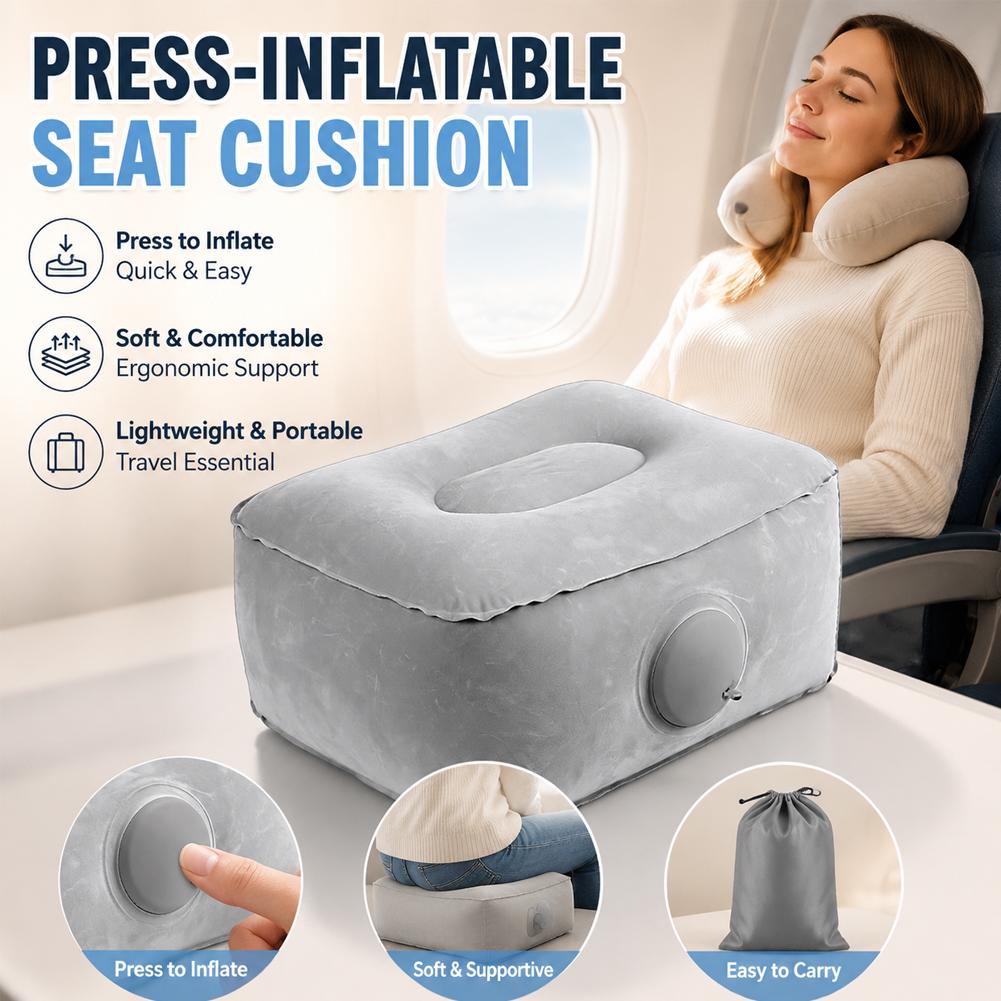 Press-Type Inflatable Cushion  - đánh giá và giá Travel Pillow Inflatable