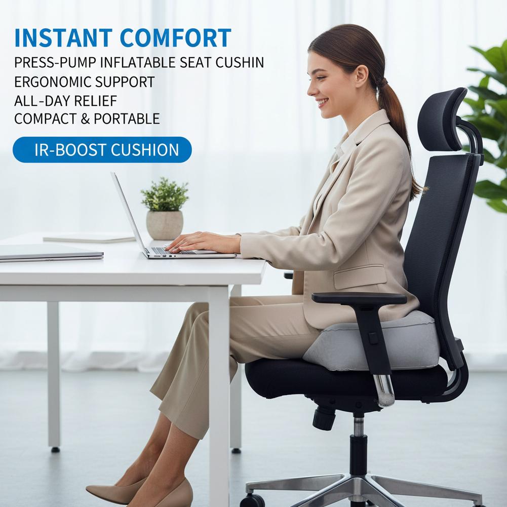 Press-Type Inflatable Cushion  - đánh giá và giá Travel Pillow Inflatable