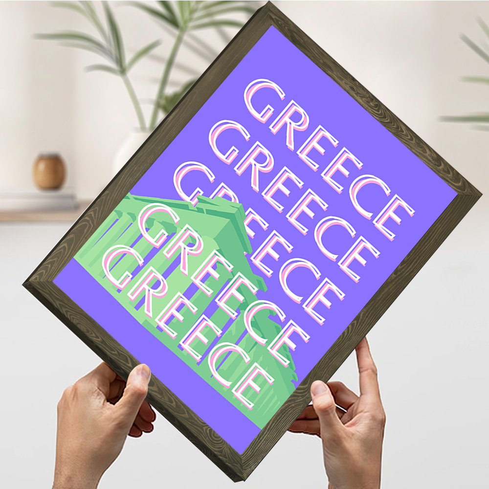 Greece Travel Poster Customiza - đánh giá và giá Travel Accessories Greece