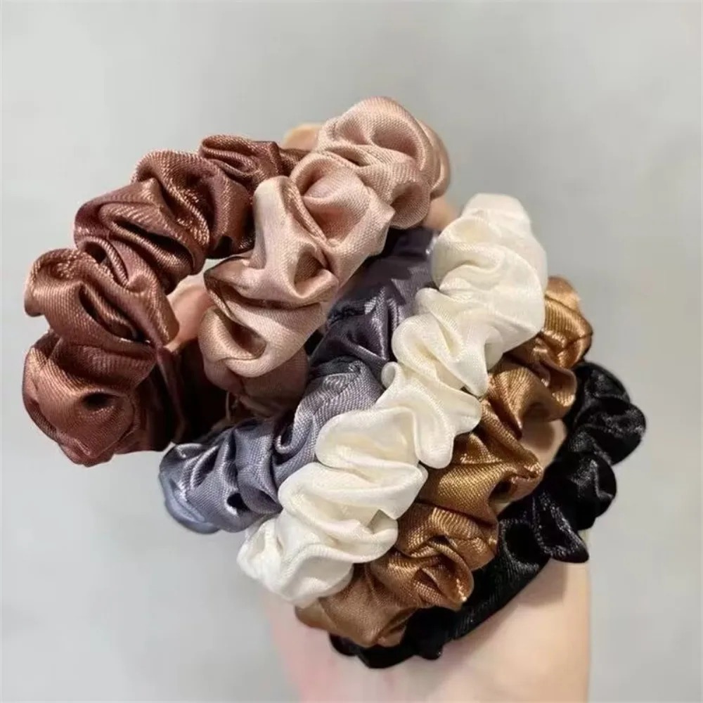 6Pcs Soft Satin Hair Scrunchie - đánh giá và giá Travel Accessories Girls