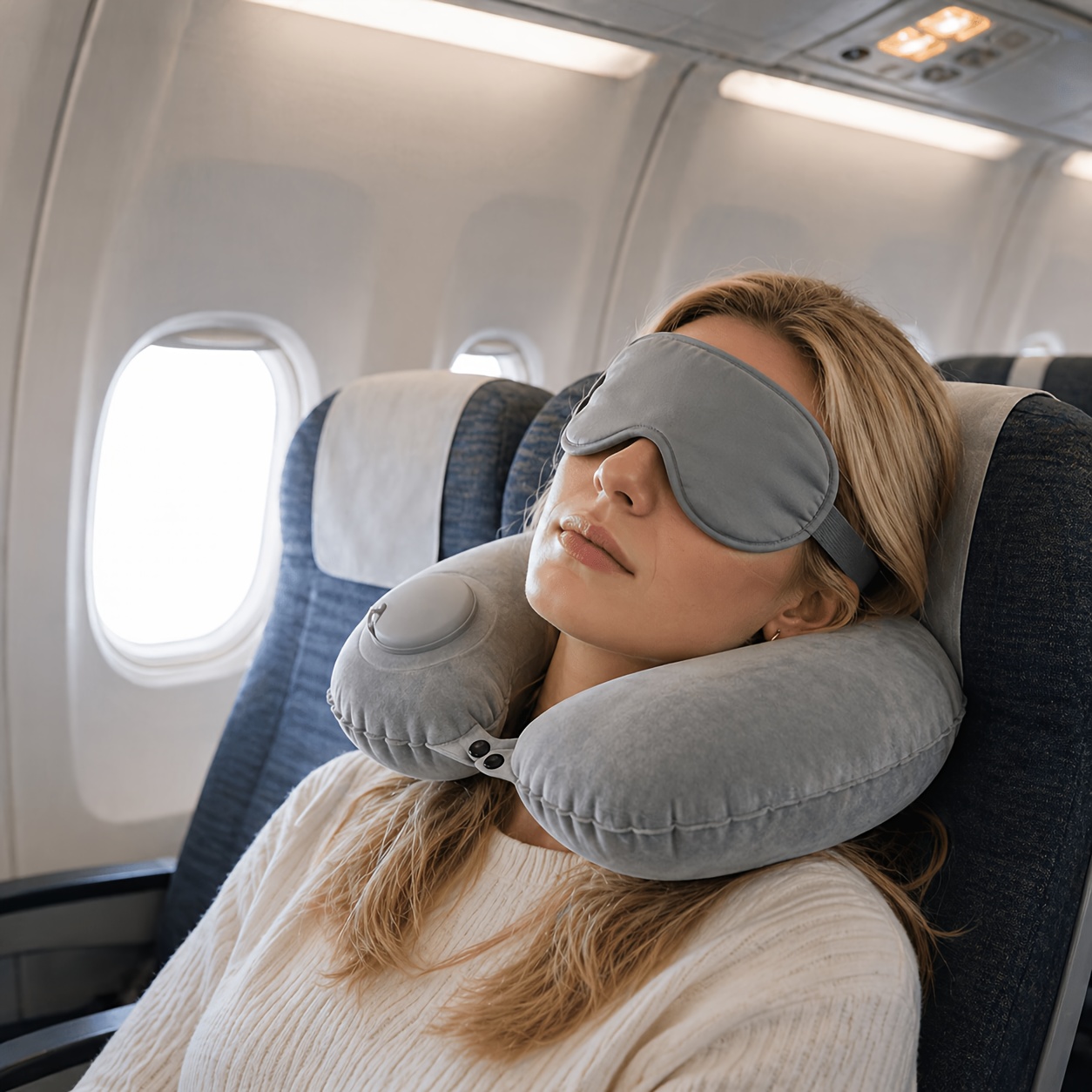 SPDJUMPER Inflatable Travel Ne - đánh giá và giá Travel Pillow Inflatable