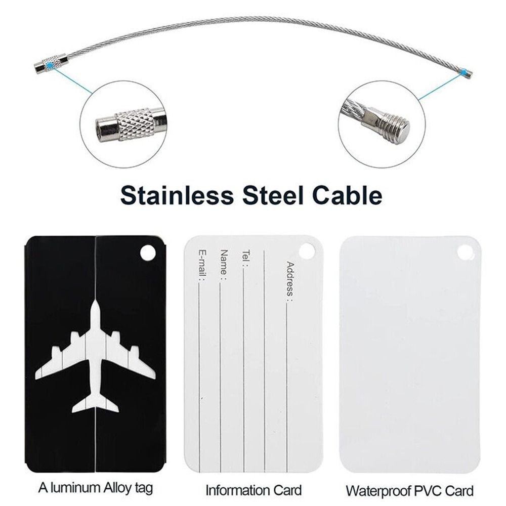 Aluminium Travel Luggage Tags  - đánh giá và giá Travel Accessories Kmart