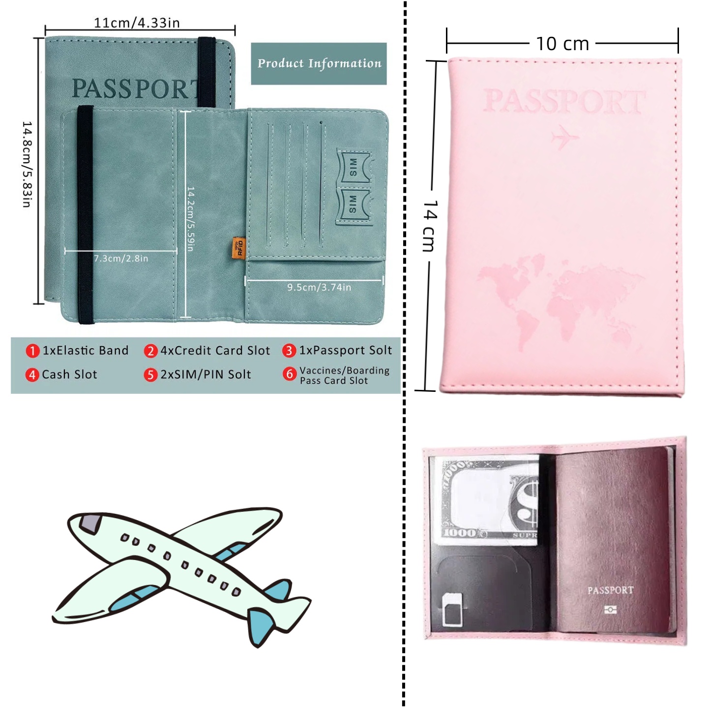 Vintage RFID Passport Cover fo - đánh giá và giá Travel Accessories Rfid