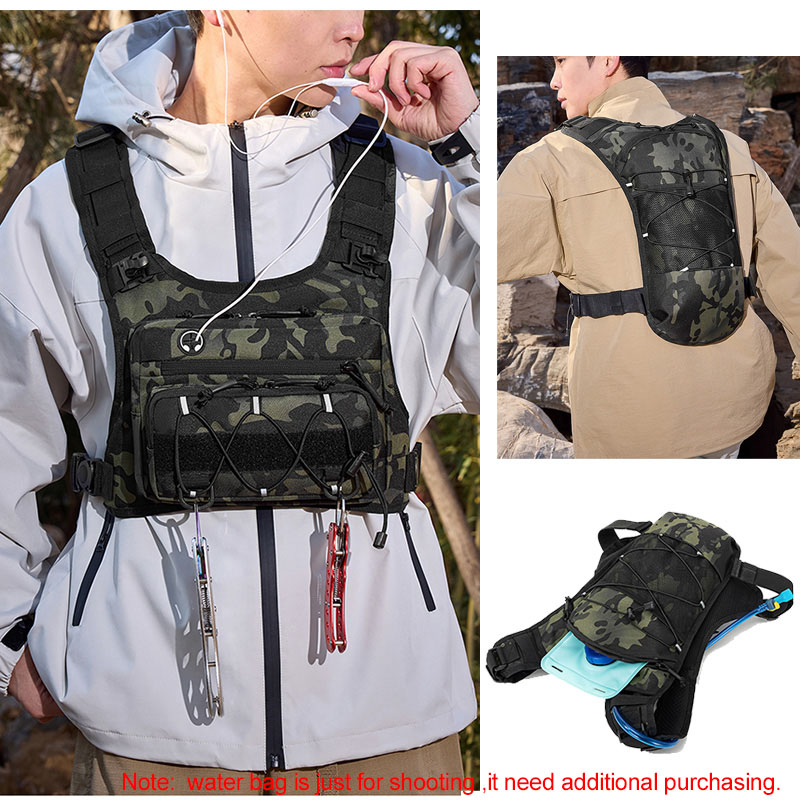Tactical Bag Front Chest Rig V - đánh giá và giá Hydration Pack Backpack
