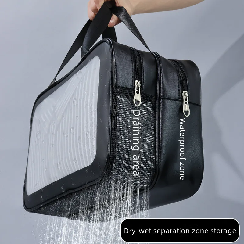 Dry-wet separation double tran - đánh giá và giá Toiletry Bag Tsa